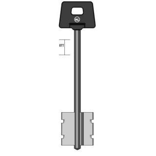 CHIAVE DOPPIA MAPPA 2CA12P OTTONE LC