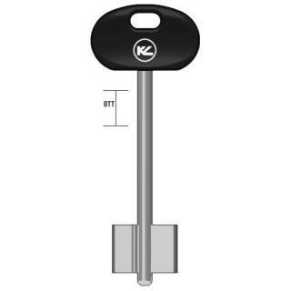 CHIAVE DOPPIA MAPPA  2MO10P OTTONE LC