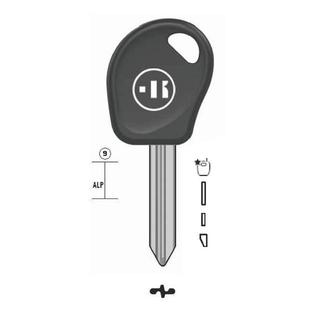 CHIAVE AUTO VUOTA CN22TK PER TASP.IN ALPACA T/PLASTICA