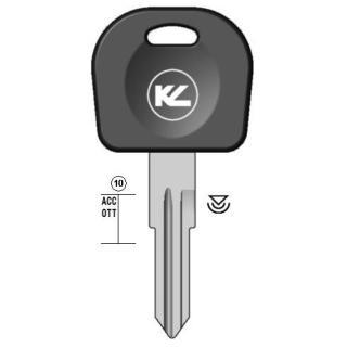 CHIAVE AUTO TRANSPONDER RN30LTK1  NICK/PLATICA