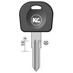 CHIAVE AUTO TRANSPONDER RN30LTK1  NICK/PLATICA