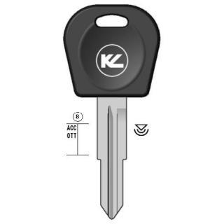 CHIAVE AUTO TRANSPONDER DAE47STK N  VUOTA