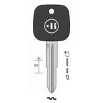 CHIAVE AUTO VUOTA DAI1STKPER TASP.IN OTTONE NK T/PLASTICA