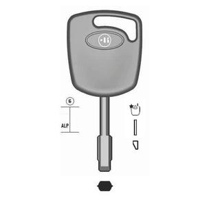 CHIAVE AUTO VUOTA FD3TK PER TASP.IN ACC. NK T/PLASTICA