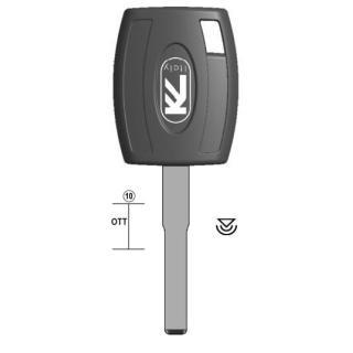 CHIAVE AUTO TRANSPONDER FD40TK14 NERA