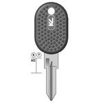 CHIAVE AUTO FT50P TESTA PLATICA NERA  ASC