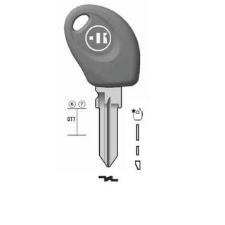 CHIAVE AUTO VUOTA FT50TK PER TASP.IN OTTONE NK T/PLASTICA