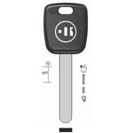 CHIAVE AUTO VUOTA HD1BTK  PER TASP.IN OTTONE NK T/PLASTICA
