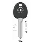 CHIAVE AUTO VUOTA  HY14STK PER TASP.IN OTTONE NK T/PLASTICA