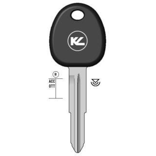 CHIAVE AUTO TRANSPONDER HY7STK3 NERA