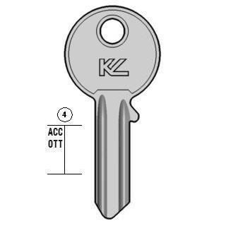 CHIAVE PROFILO IC4 OTTONE LC