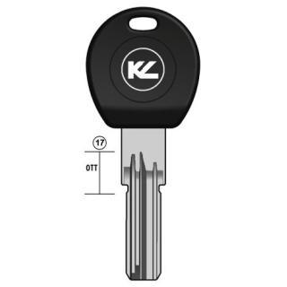 CHIAVE PUNZONATA  ISE15P OTTONE LUCIDO
