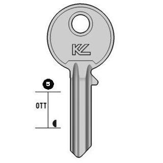 CHIAVE PROFILO ISE28 OTTONE LUCIDO