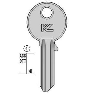 CHIAVE PROFILO ISE41D OTTONE LUCIDO