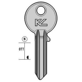 CHIAVE PROFILO ISE51 OTTONE LUCIDO