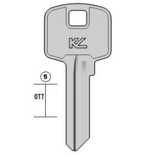CHIAVE PROFILO HL2S OTTONE LUCDO