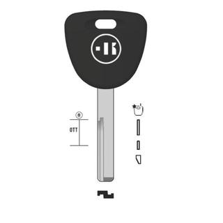 CHIAVE AUTO VUOTA  MT15TK PER TASP.IN OTTONE NK T/PLASTICA