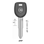 CHIAVE AUTO VUOTA MT1BTK PER TASP.IN OTTONE NK T/PLASTICA
