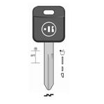 CHIAVE AUTO VUOTA NS34BTK PER TASP.IN OTTONE NK T/PLASTICA