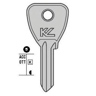CHIAVE PROFILO OMC5PS OTTONE LUCIDO