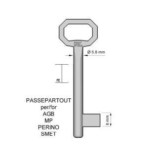 CHIAVE PASSEPARTOUT PAT3 ASC