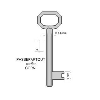 CHIAVE PASSEPARTOUT PAT5  ASC