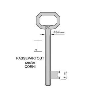 CHIAVE PASSEPARTOUT PAT6 ASC
