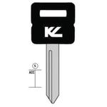 CHIAVE AUTO PG16P TESTA PLATICA NERA  ASC