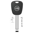 CHIAVE AUTO VUOTA PG83TK PER TASP.IN OTTONE NK T/PLASTICA