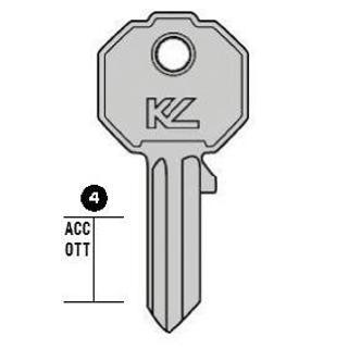 CHIAVE PROFILO PR4PD OTTONE LUCIDO