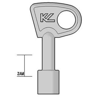 CHIAVE GAS Q7  ZAMA QUADRATA