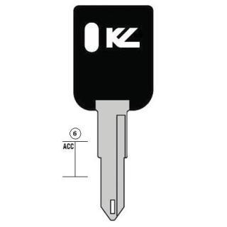 CHIAVE AUTO RN30PL TESTA PLATICA NERA  ASC