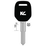CHIAVE AUTO TRANSPONDER RV3TK1 VUOTA NERA