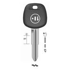 CHIAVE AUTO VUOTA TR41TK PER TASP.IN OTTONE NK T/PLASTICA
