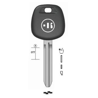 CHIAVE AUTO VUOTA TR47TK  PER TASP.IN OTTONE NK T/PLASTICA