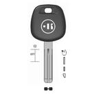 CHIAVE AUTO VUOTA  TR48TK PER TASP.IN OTTONE NK T/PLASTICA