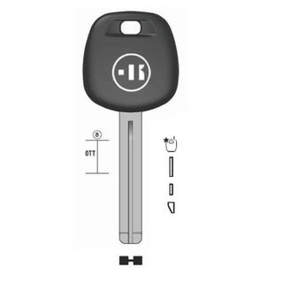 CHIAVE AUTO VUOTA FT50TK PER TASP.IN OTTONE NK T/PLASTICA