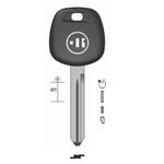 CHIAVE AUTO VUOTA TR56TK  PER TASP.IN OTTONE NK T/PLASTICA