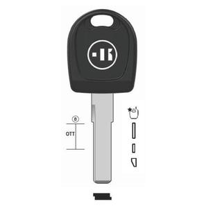 CHIAVE AUTO VUOTA V66TK PER TASP.IN OTTONE NK T/PLASTICA