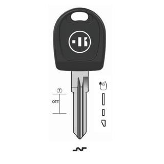 CHIAVE AUTO VUOTA V70TK PER TASP.IN OTTONE NK T/PLASTICA