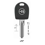CHIAVE AUTO VUOTA V70TK PER TASP.IN OTTONE NK T/PLASTICA