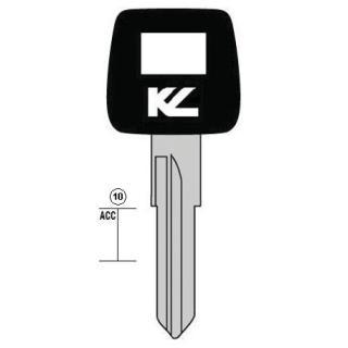 CHIAVE AUTO VL10P TESTA PLASTICA  NERA  ASC