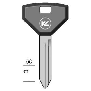 CHIAVE AUTO-MOTO Y157P OTTONE