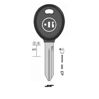 CHIAVE AUTO VUOTA Y159TK PER TASP.IN OTTONE NK T/PLASTICA