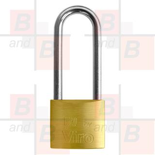 LUCCHETTO VIRO FAI RETTANGOLARE  AL64 mm 40  Q/12 PZ