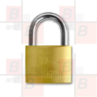 LUCCHETTO VIRO FAI RETTANGOLARE  mm 40 Q/12 PZ