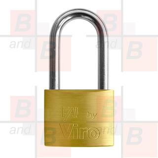 LUCCHETTO VIRO FAI RETTANGOLARE  AL49 mm 50 Q/6 PZ