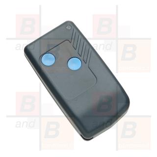 TELECOMANDO TX QUARZ 30.875  2 CANALI UNICO TASTI AZZURRI