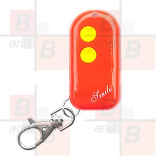 TELECOMANDO TX 2 CANALI SMILE ARANCIO FLUO