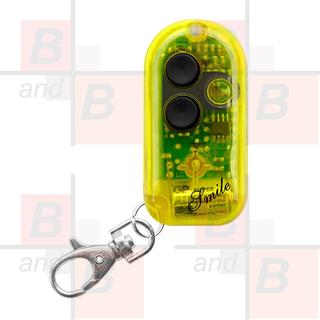 TELECOMANDO TX 2 CANALI SMILE GIALLO